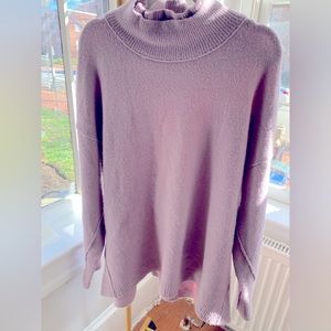 Free People Oversized Mockneck Sweater